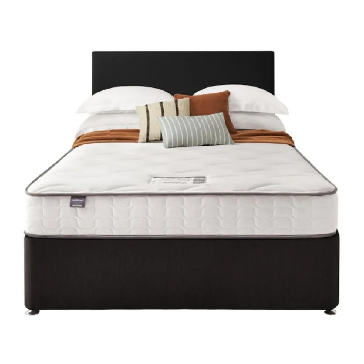 Silentnight Divan Bed With Fabric Paris Headboard and 800 Pocket Sprung Mattress – image 7
