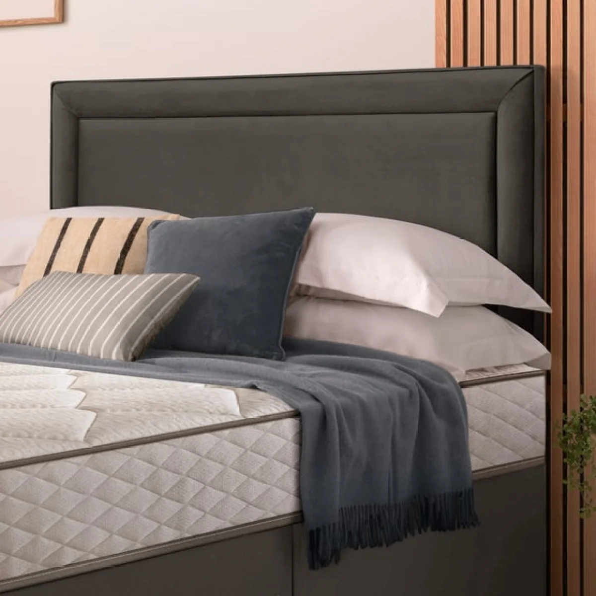 Silentnight Divan Set with Malvern Headboard and 800 Pocket Spring Memory Foam Mattress – image 3