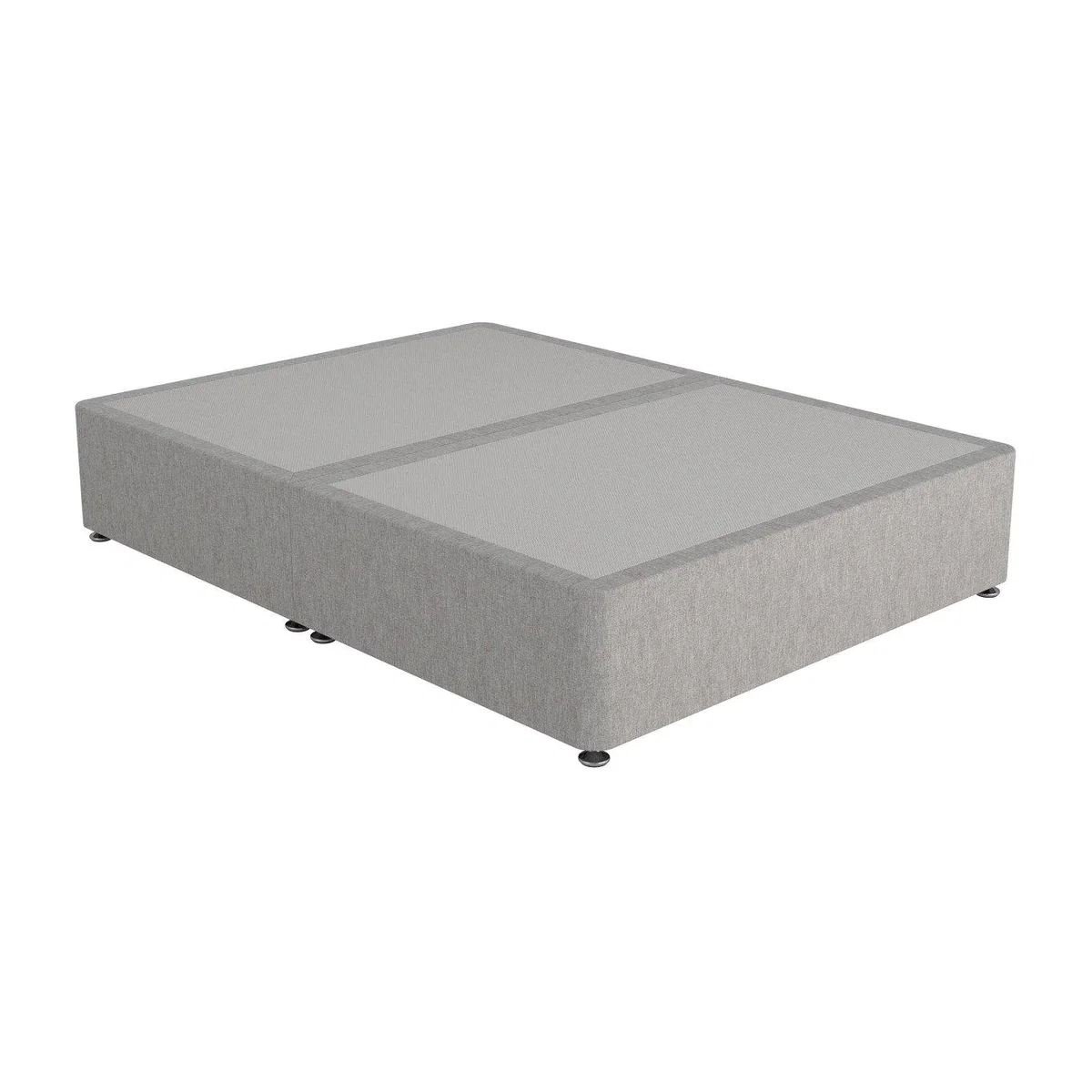 Dream Team Divan Bed Base - 4'0 Small Double - Grey