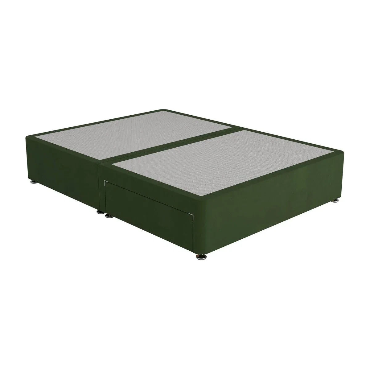 Dream Team Divan Bed Base - 4'6 Double - Green