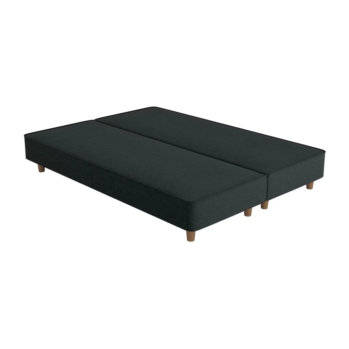 Flaxby Shallow Divan Bed Base - 4'6 Double - Green