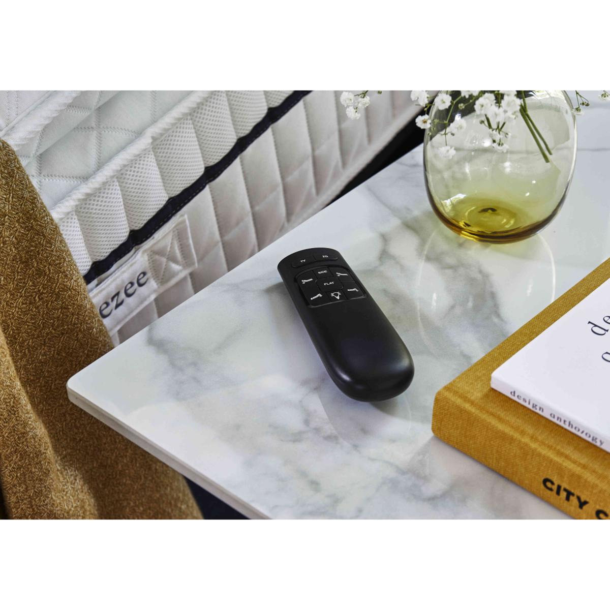 E-Motion Zen Dual Adjustable Divan Base With 2 Drawers with Headboard - King Size - Warm Onyx – image 7