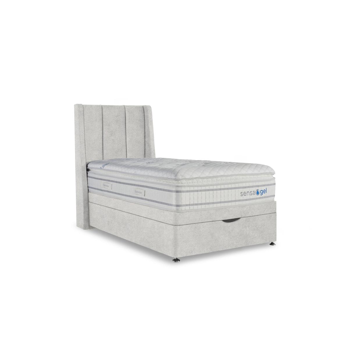 Sleepeezee - SensaGel 9000 Manual End Ottoman Divan Set - Single - Sage – image 2