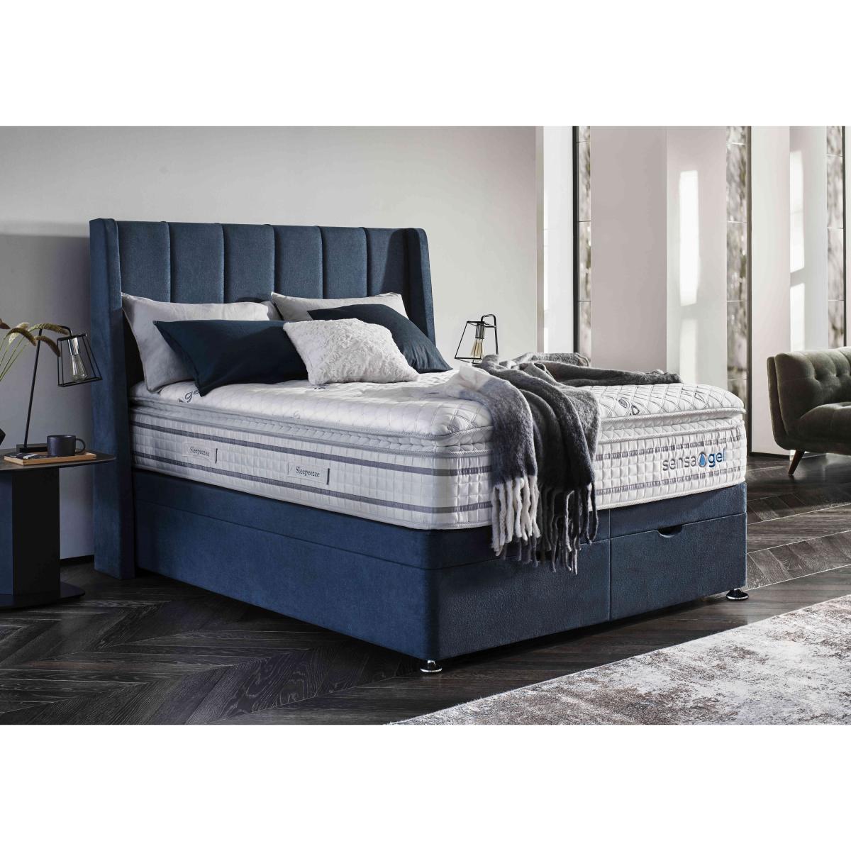Sleepeezee - SensaGel 9000 Manual End Ottoman Divan Set - Single - Sage – image 4
