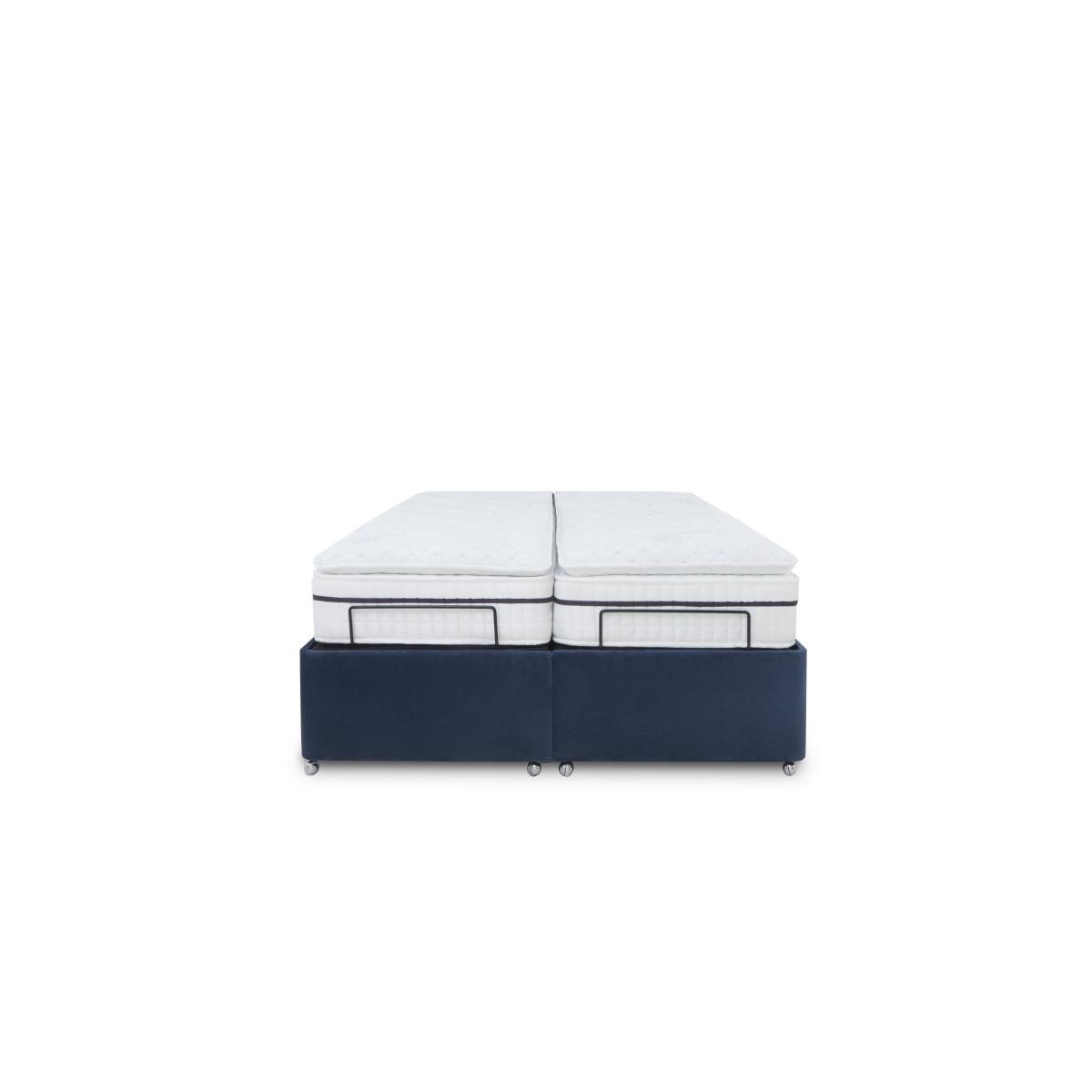 E-Motion Dual Adjustable Divan Base With 2 Drawers - King Size - Seven Lilac – image 2