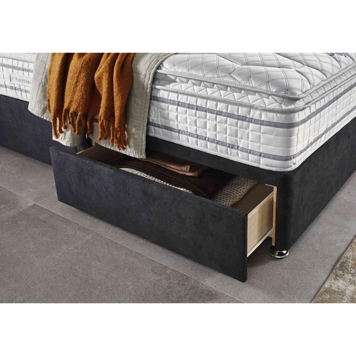 Sleepeezee - SensaGel 4000 Divan Set - Super King - Tweed Biscuit – image 5