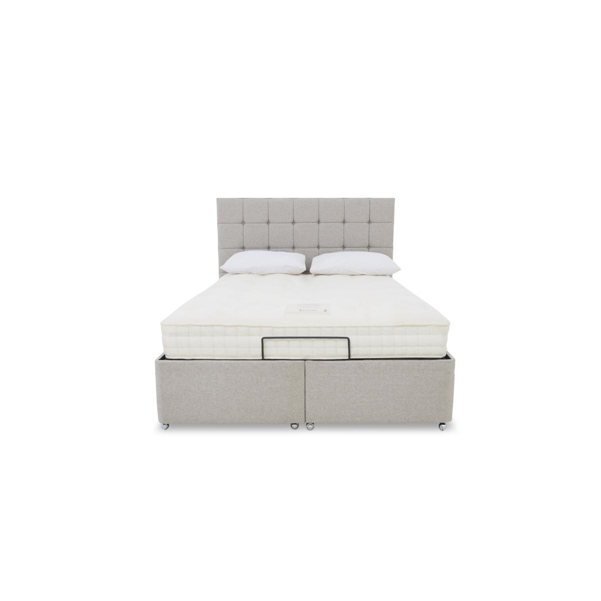 E-Motion Kaito Adjustable Divan Base With 4 Drawers with Headboard - King Size - Seven Anthracite – image 4