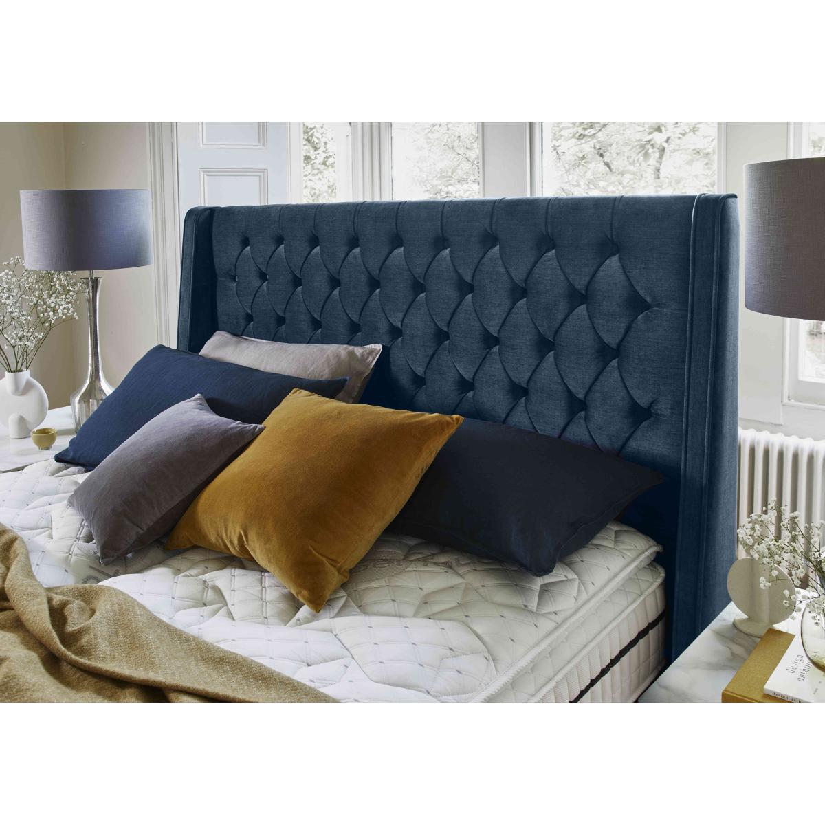 E-Motion Zen Dual Adjustable Divan Base With 4 Drawers with Headboard - King Size - Daytona Coal – image 4