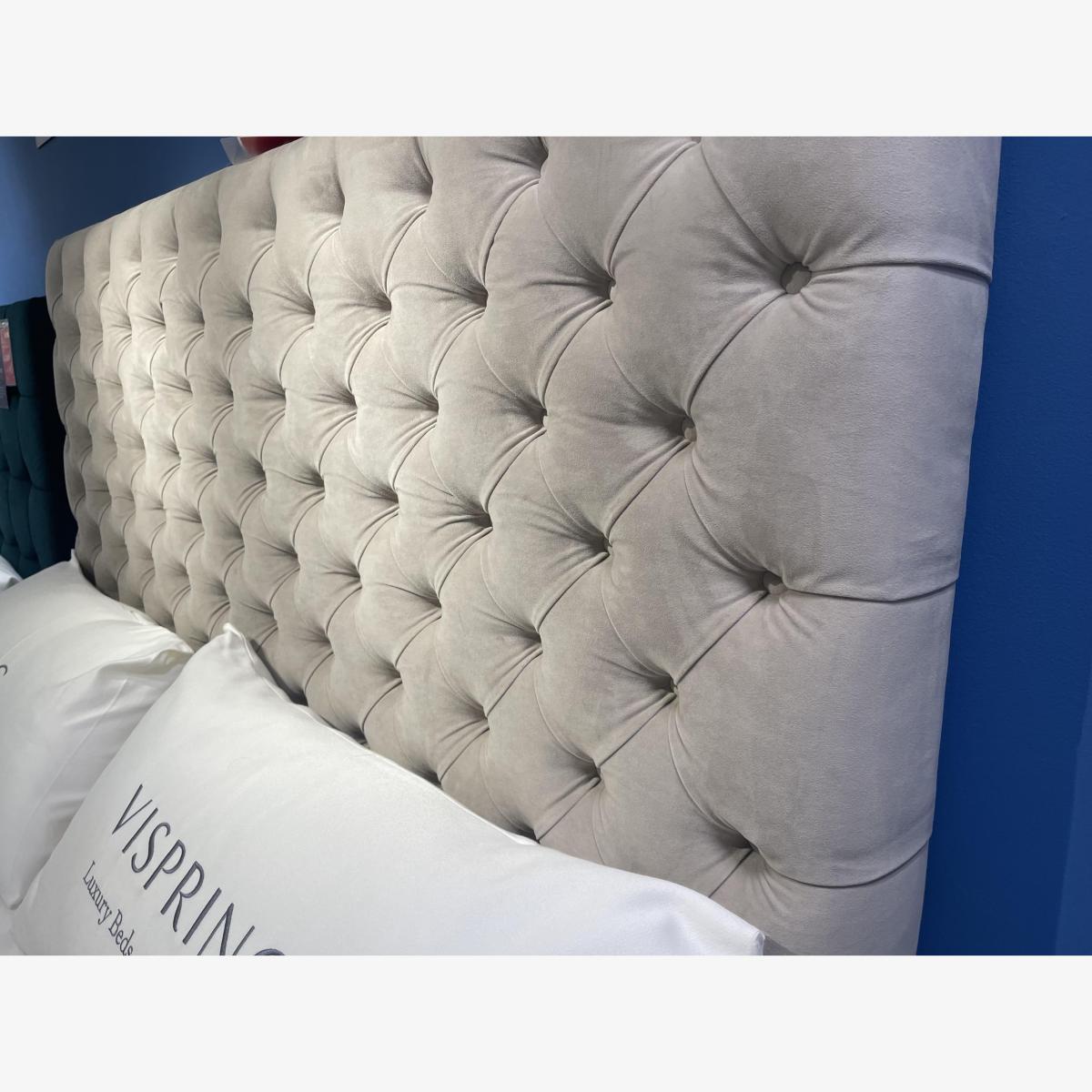 Vispring - Tiara Superb superking non drawer divan set with Aldo headboard – image 1