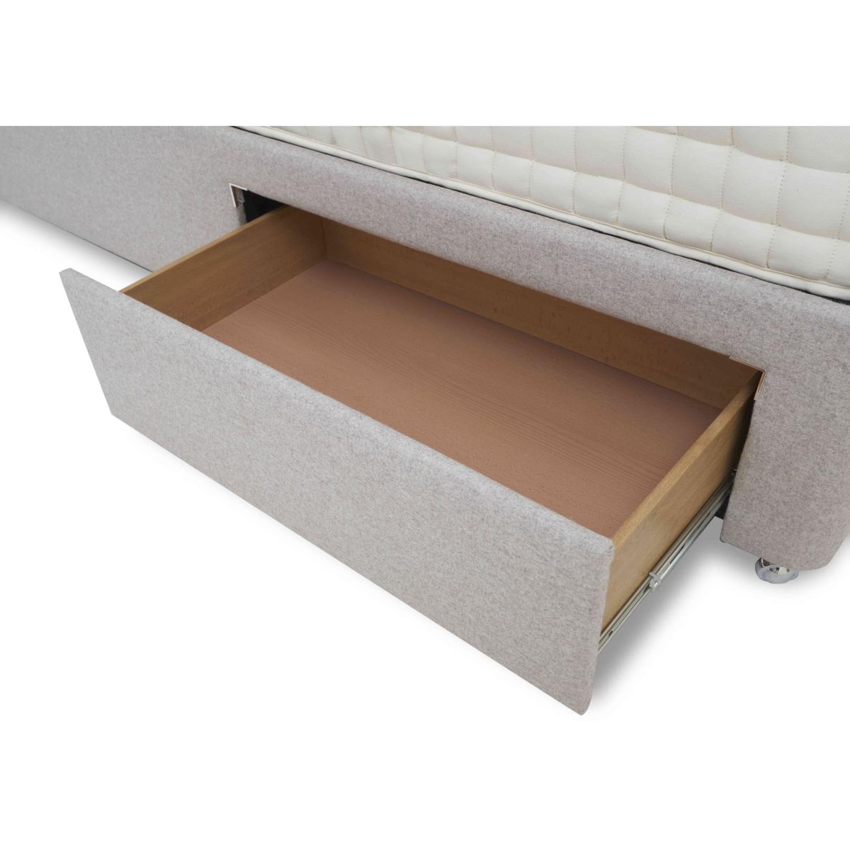 E-Motion Ryo Dual Adjustable Divan Base With 2 Drawers with Headboard - Super King - Sandstone Pearl – image 7