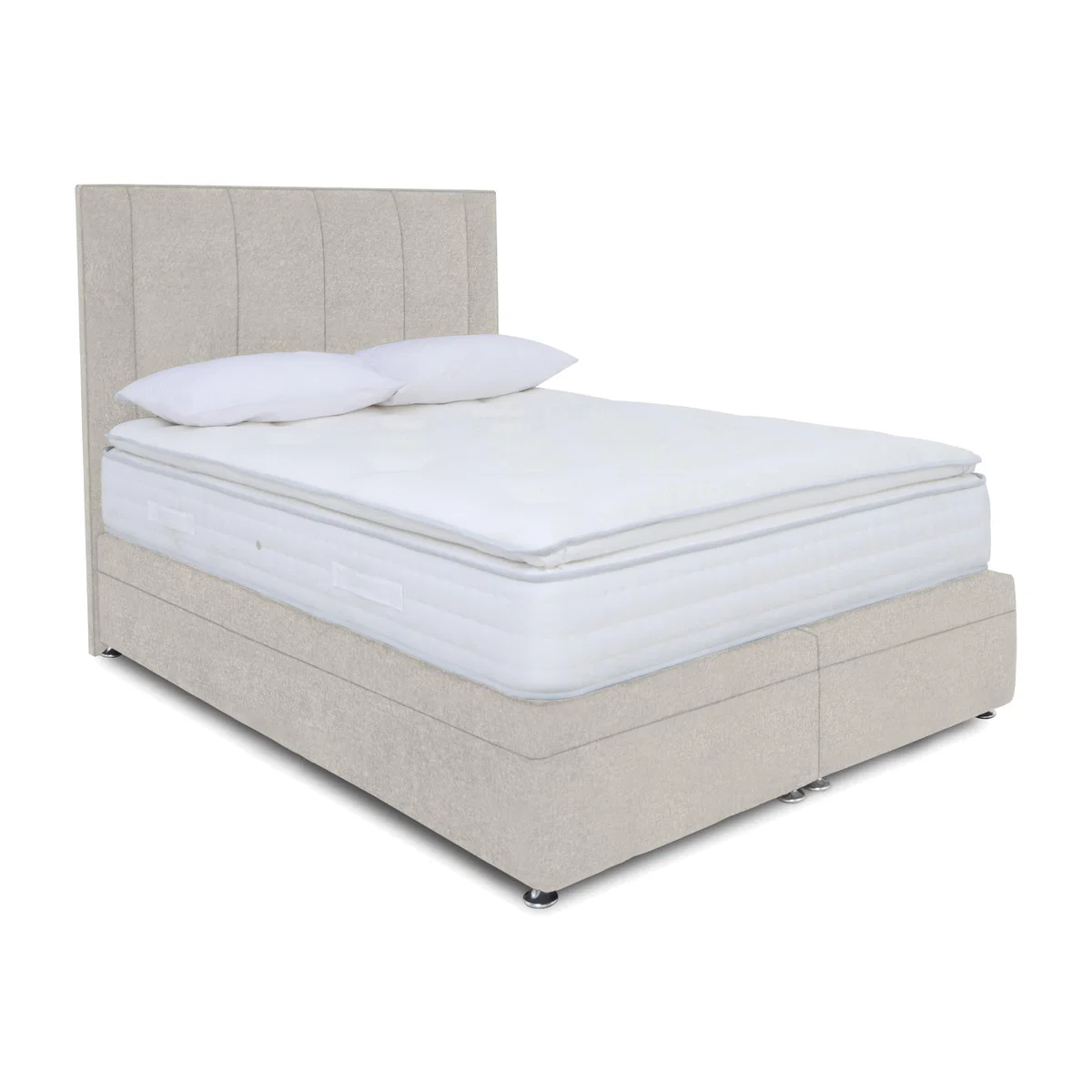 Sleep Story - Pocket Pillowtop Electric End Ottoman Divan Set - Double – image 1