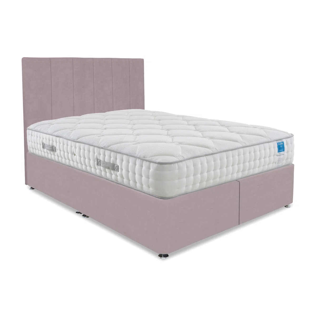 Sleep Story - Memory Luxe Divan Set - Super King - Plush Lilac – image 1