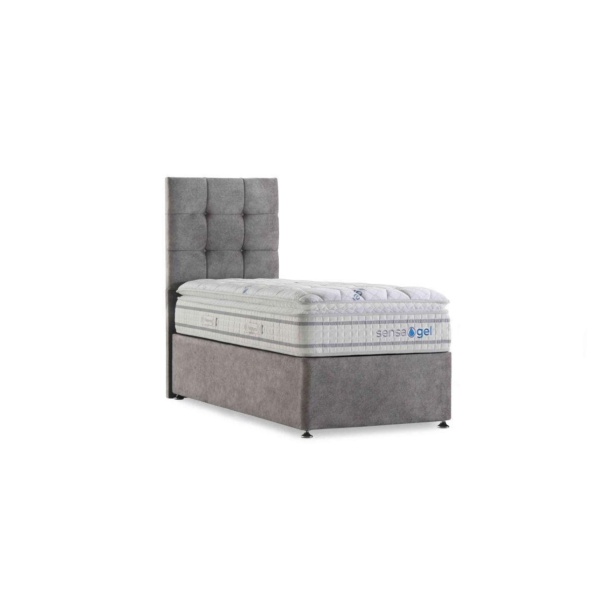 Sleepeezee - SensaGel 6000 Divan Set - Single - Dapple Silver – image 2