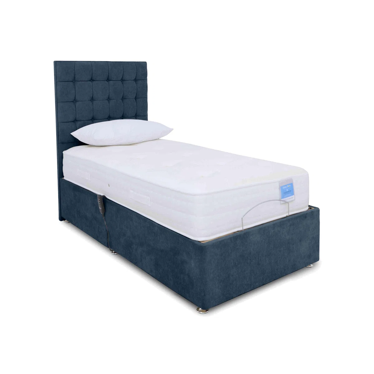 Sleep Story - Natural Comfort Adjustable Divan Bed With 2 Drawer Storage - Small Single – image 1