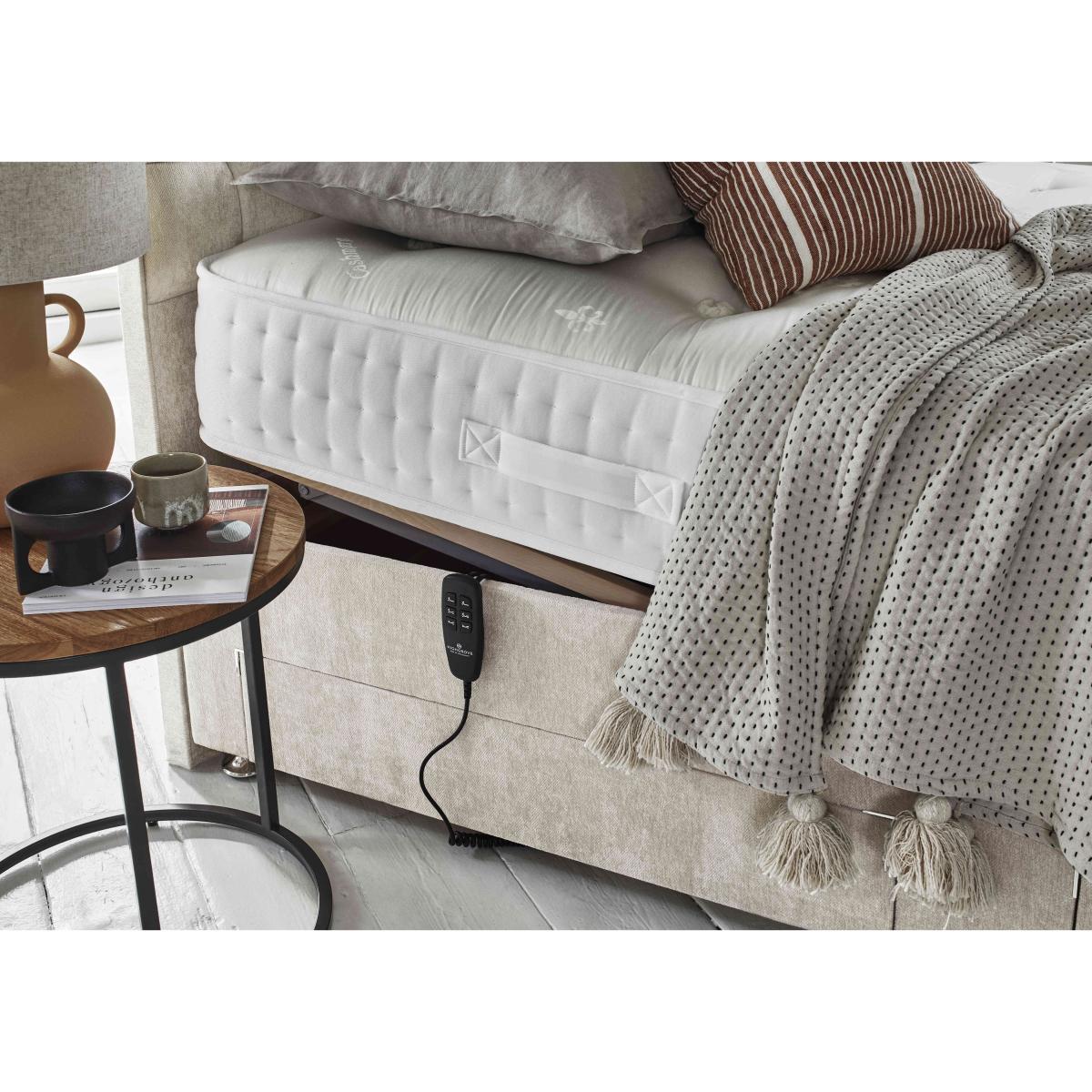 Sleep Story - Natural Comfort Adjustable Soft Divan Bed With 2 Drawer Storage - Super King - Carbon – image 7