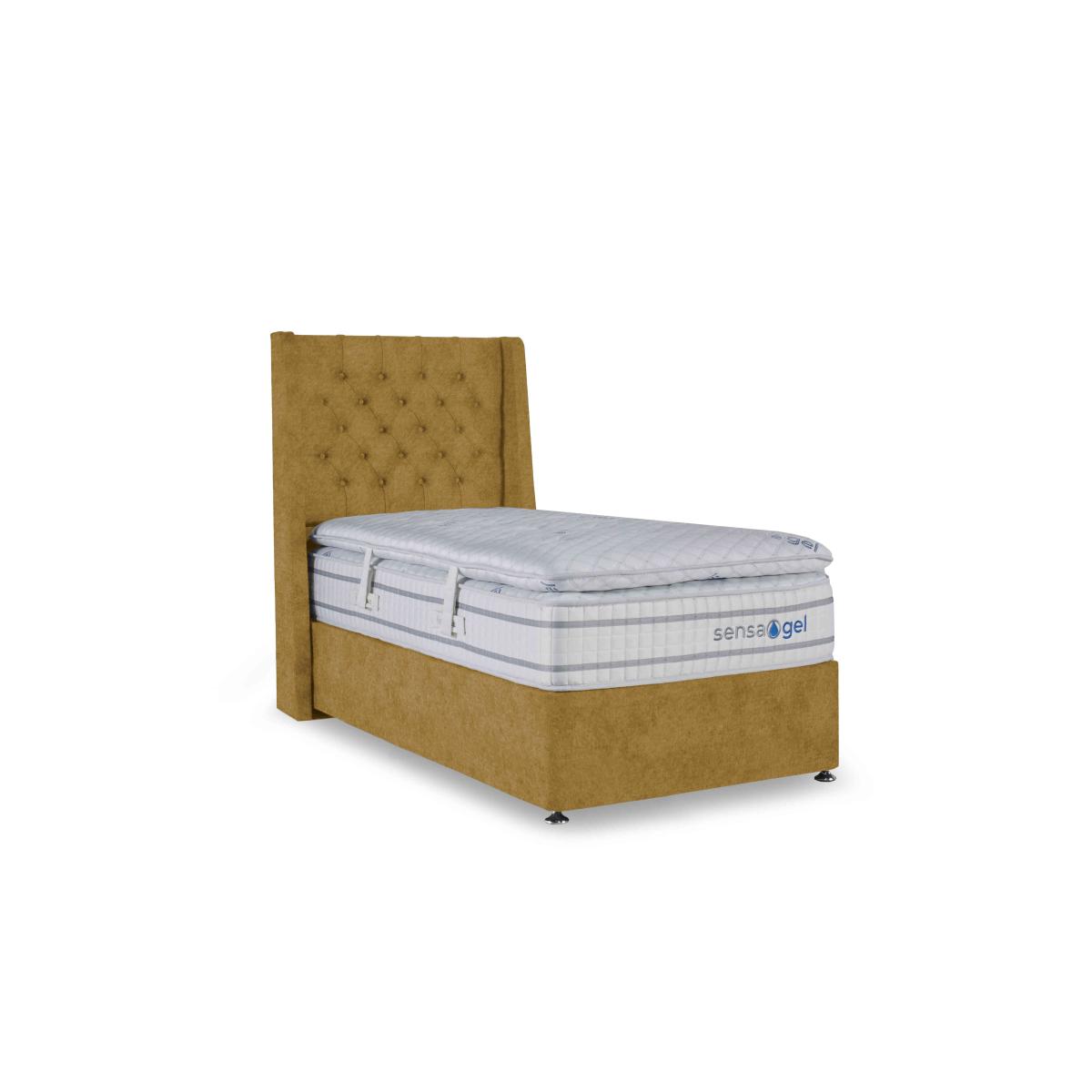 Sleepeezee - SensaGel 12000 Divan Set with Continental Drawers - Single - Sage – image 2