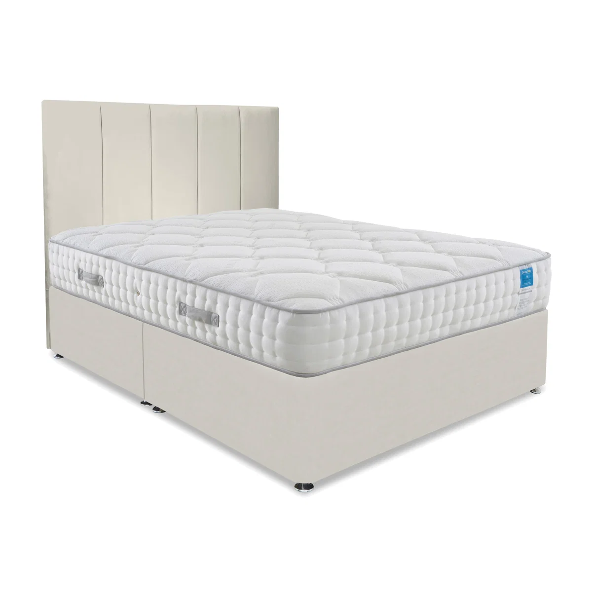 Sleep Story - Memory Luxe Divan Set - King Size - Plush Ecru – image 1