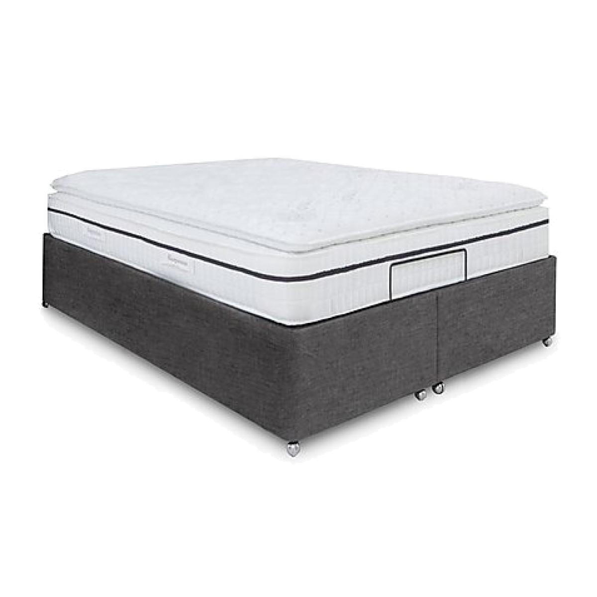 E-Motion Adjustable Ottoman Divan Base - King Size - Smokey Quartz