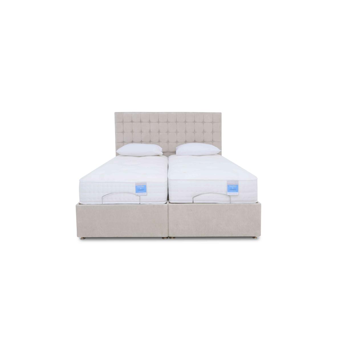 Sleep Story - Natural Comfort Adjustable Soft/Firm Divan Bed With 2 Drawer Storage - Super King – image 12