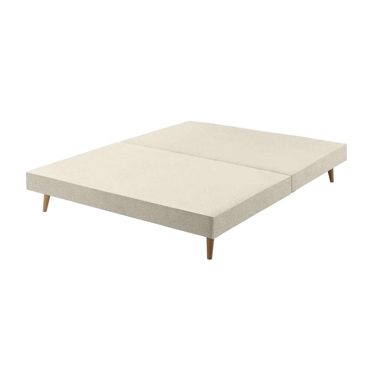 Harrison Spinks Classic Slim Divan Base, Double - Mole Pebble