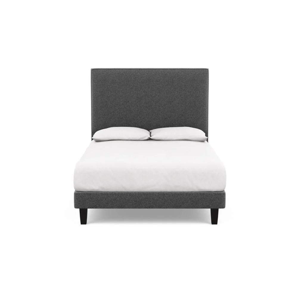 Heal's Shallow Divan King Smart Cotton Linen Myrtle Light Soild Wood Feet – image 2