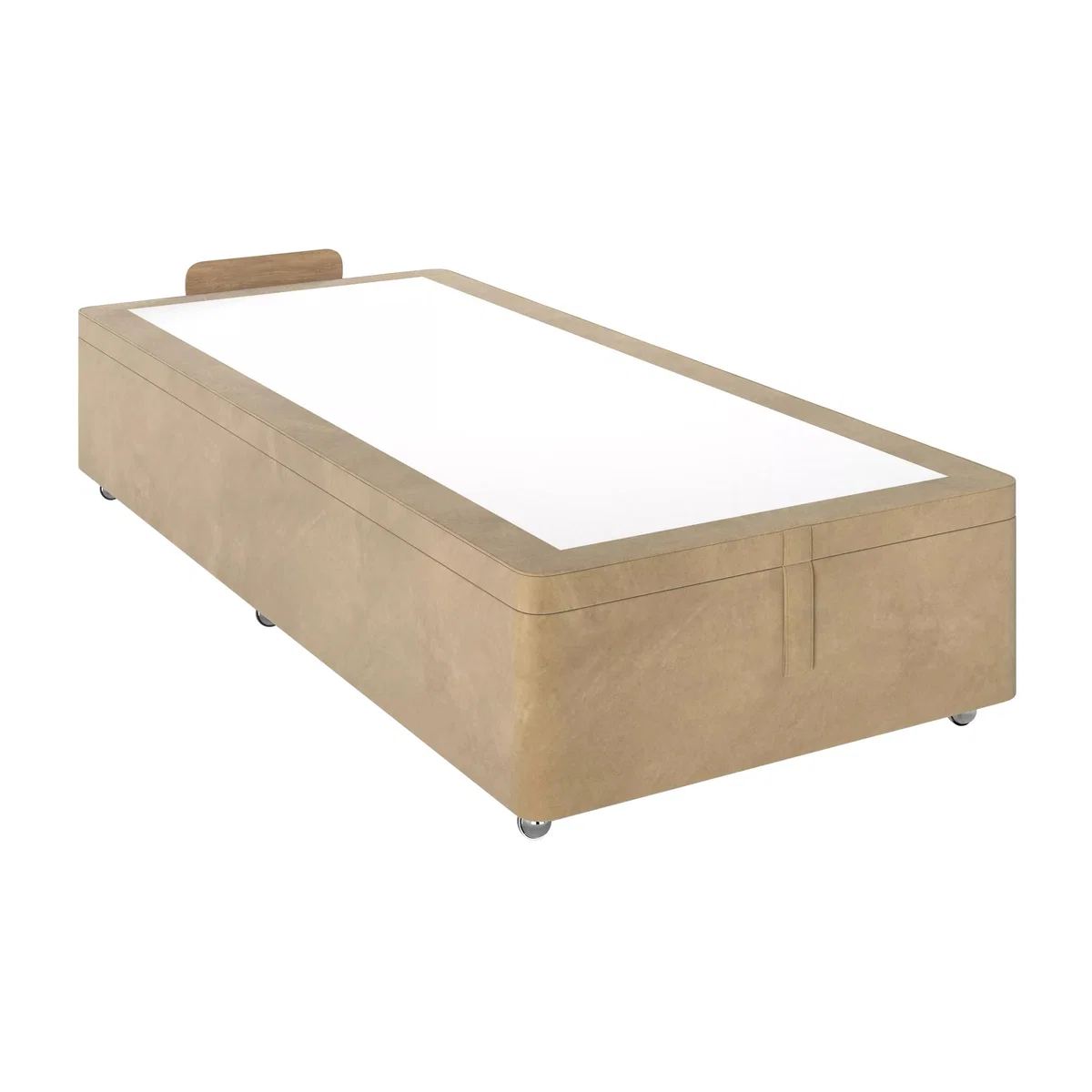 John Lewis Non-Sprung Classic Maxi Upholstered Ottoman Storage Divan Base, Single – image 1