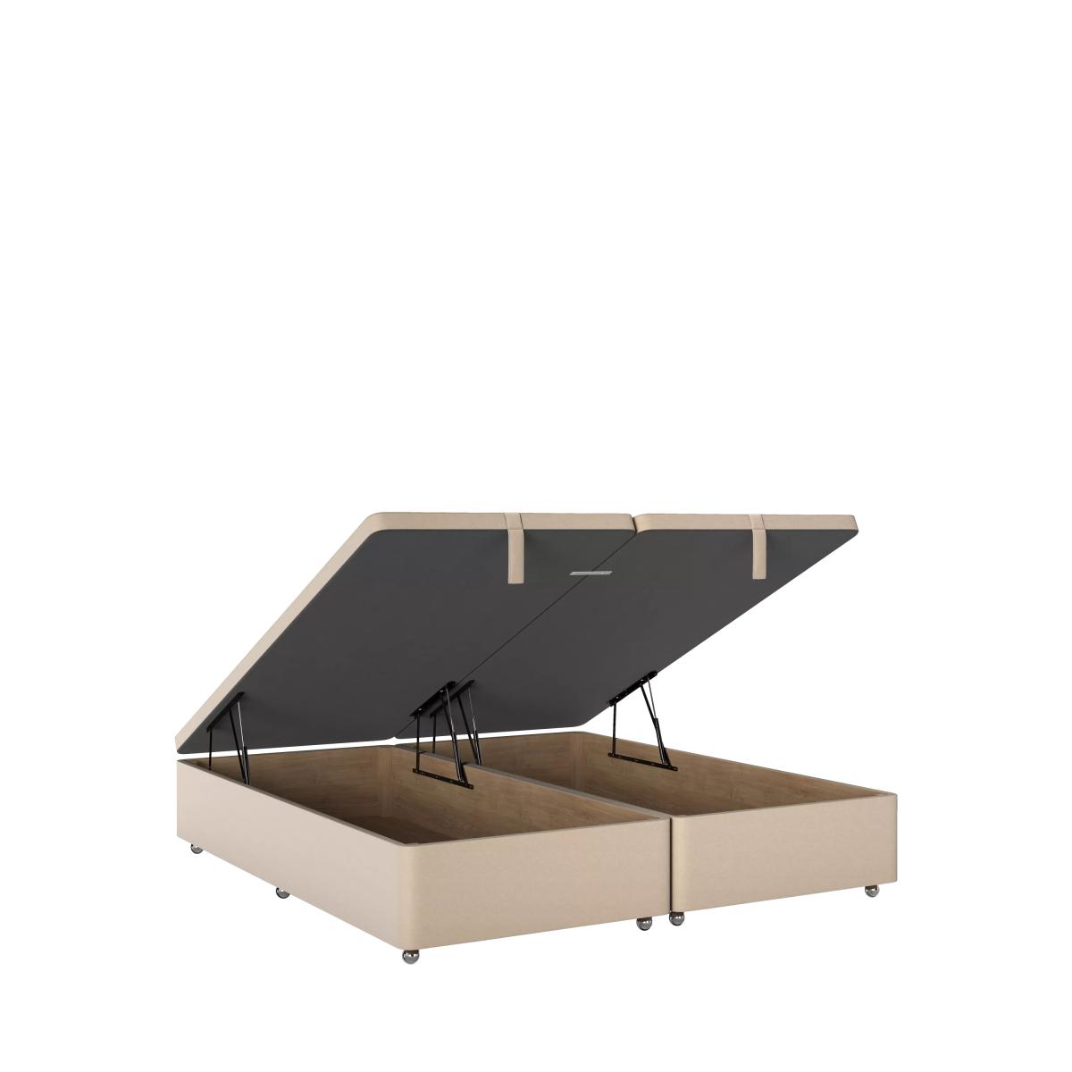 John Lewis Non-Sprung Classic Maxi Upholstered Ottoman Storage Divan Base, Double – image 3