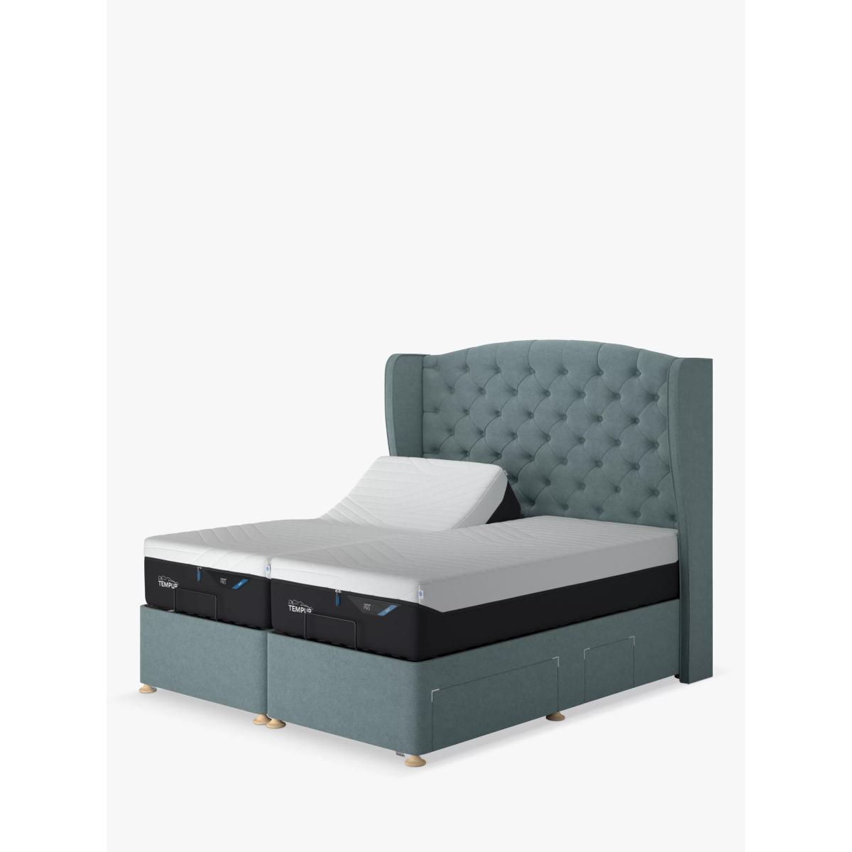 TEMPUR® Suffolk Adjustable Disc 4 Drawer Divan Base, Single – image 2