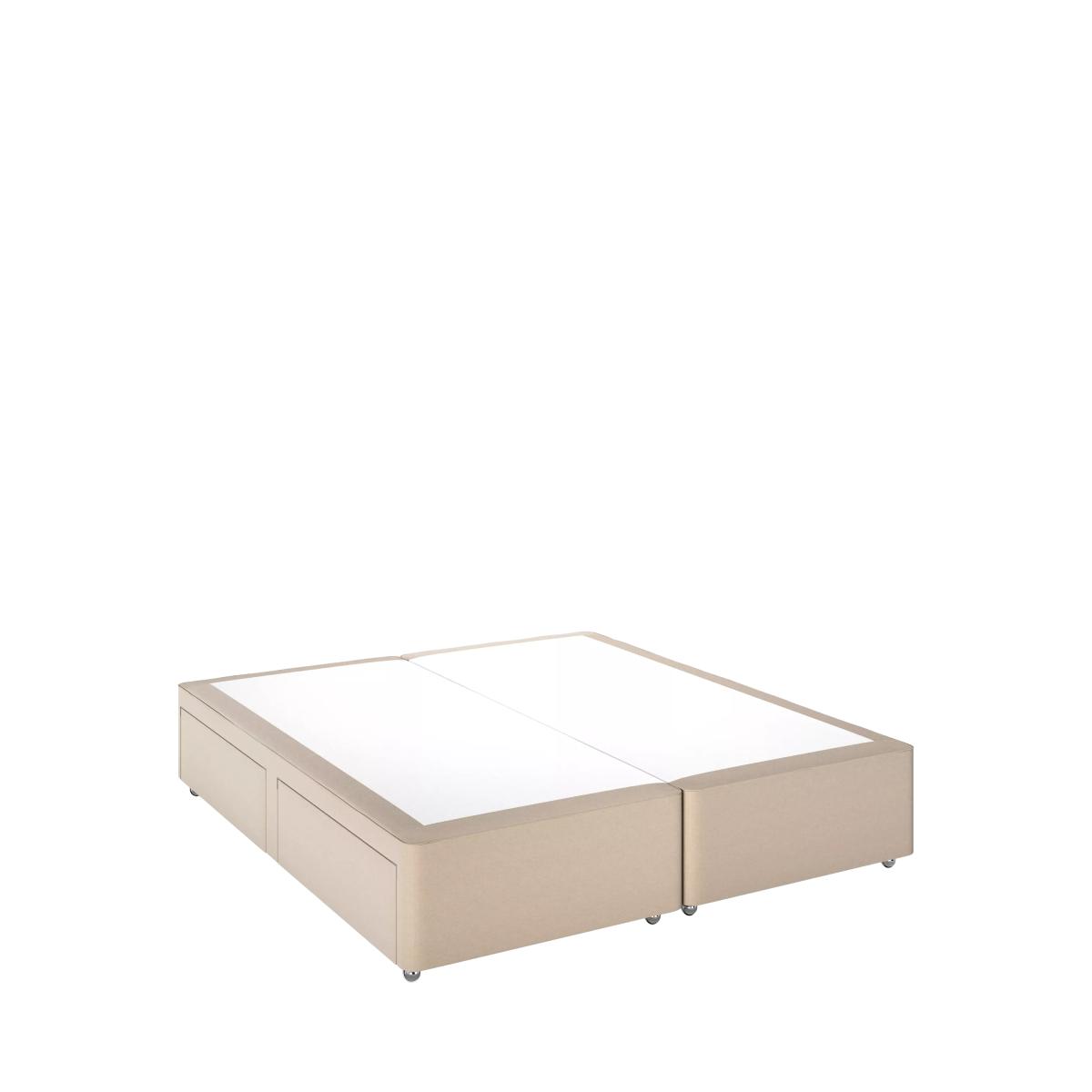 John Lewis Non-Sprung Upholstered 4 Drawer Divan Base, Super King Size – image 2