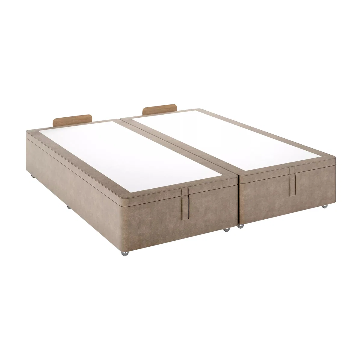 John Lewis Non-Sprung Classic Maxi Upholstered Ottoman Storage Divan Base, Double – image 1