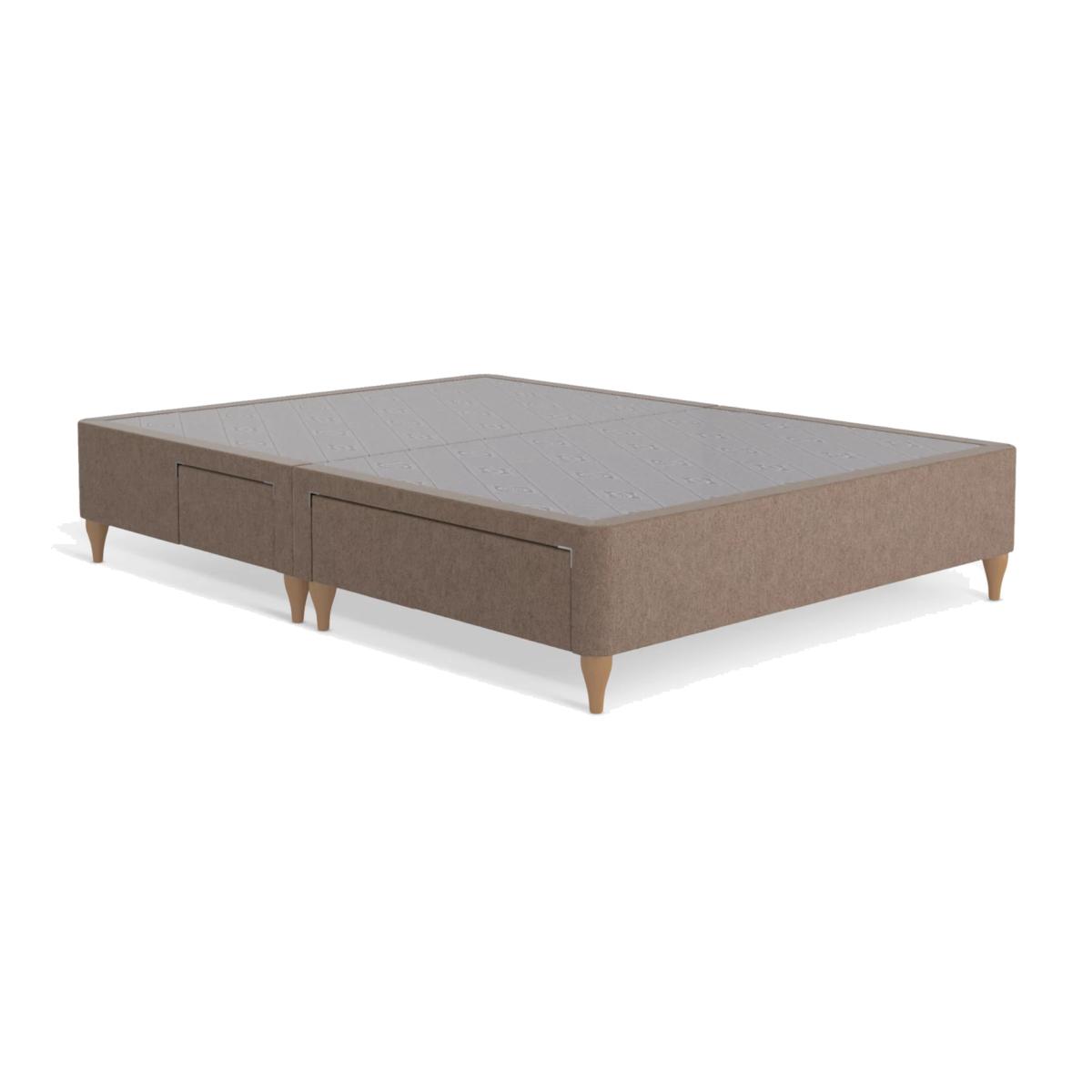 Sealy Posturepedic Exquisite 2 + 2 Drawer Divan Base, Natural Legs, Super King Size – image 1