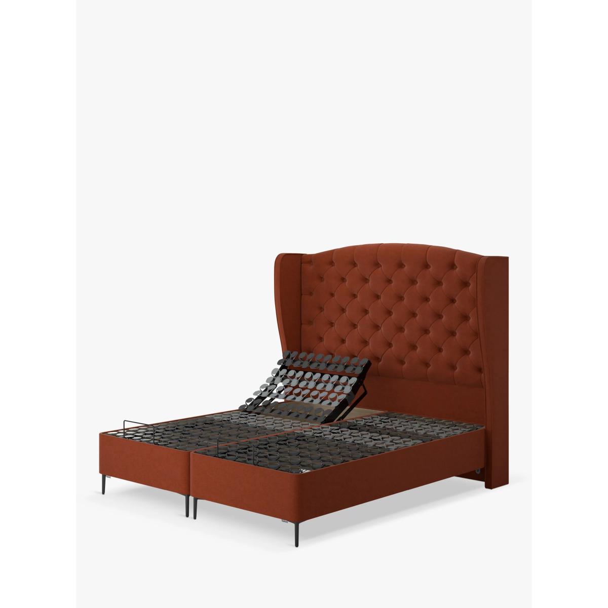 TEMPUR® Suffolk Slim Divan Adjustable Disc Upholstered Bed, Super King Size – image 4