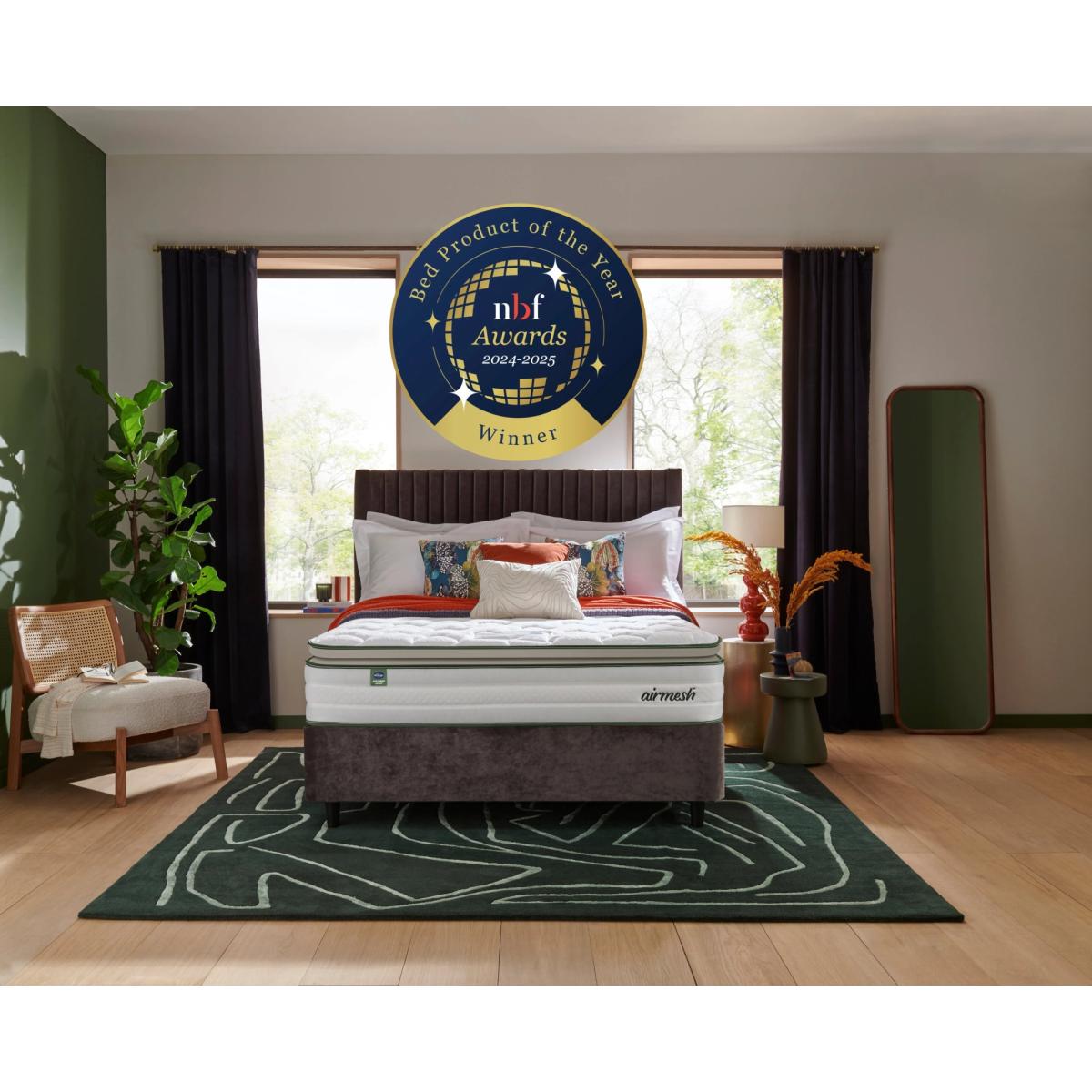 Silentnight Air Support Mattress and Divan Set - 180cm Super King - No Storage - Standard Fabric – image 3