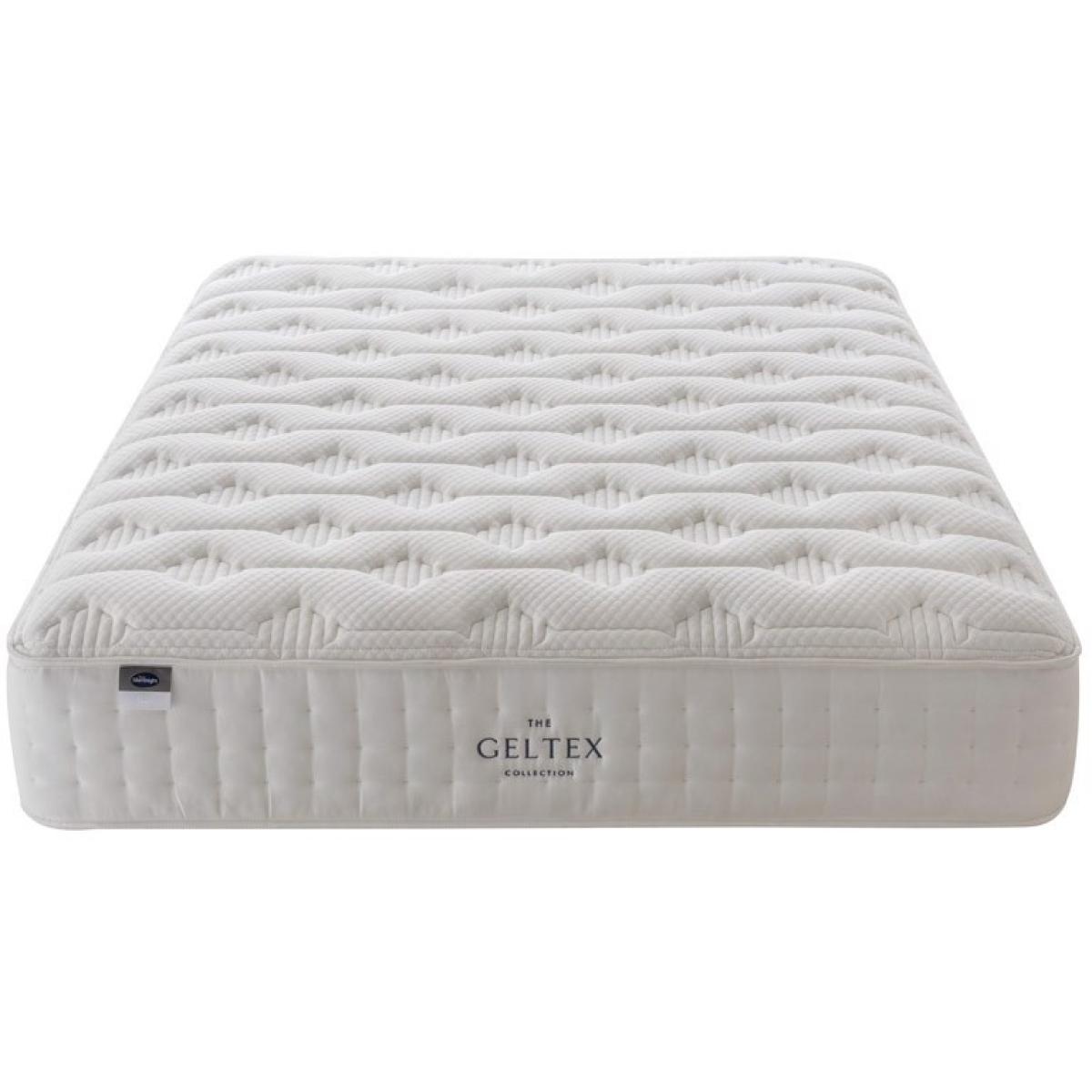 Silentnight Champagne Geltex Mattress and Slimline Divan Set - 135cm Double - 4 Drawers - Standard Fabric – image 7