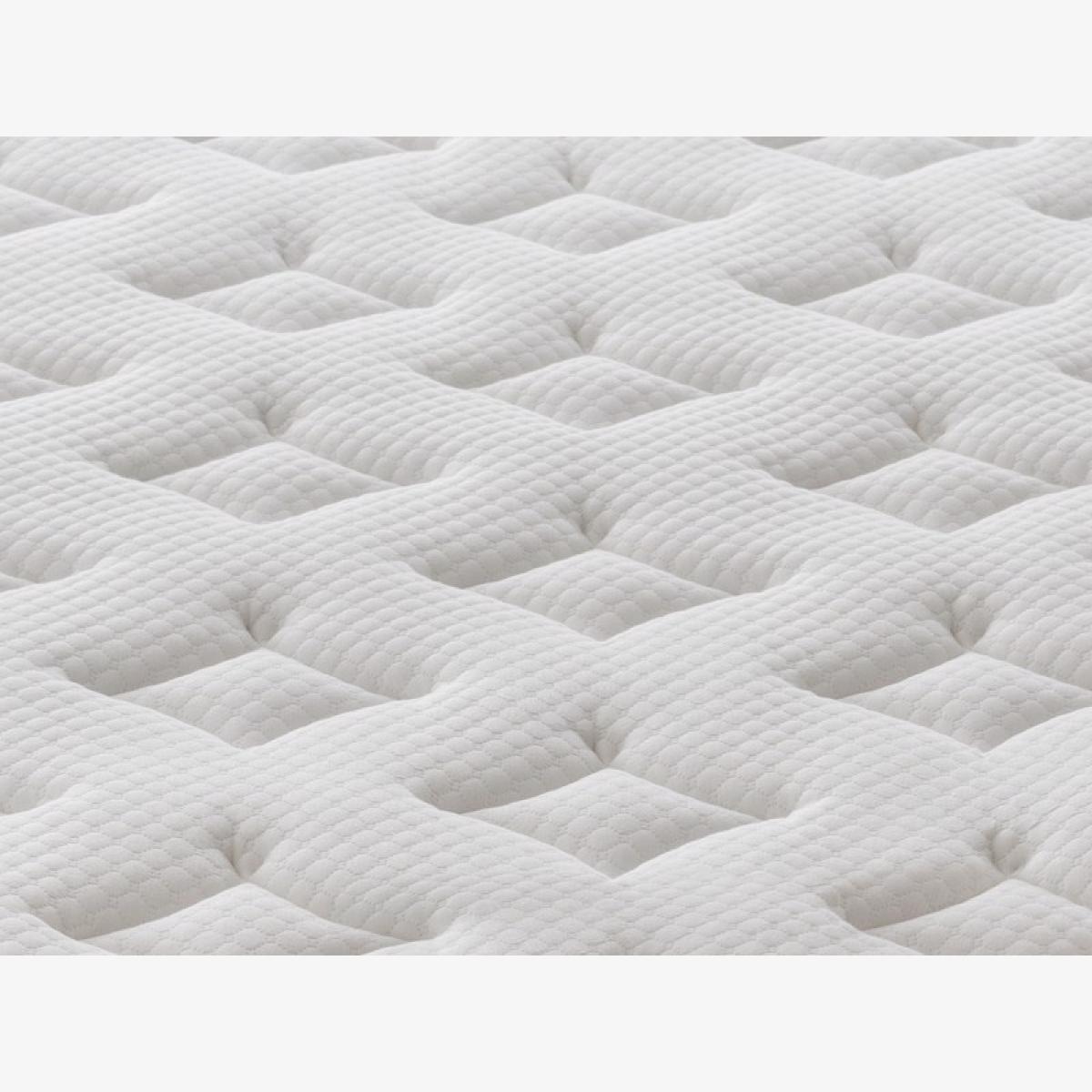 Silentnight Honeydew Geltex Mattress and Slimline Divan Set - 150cm King - 2 Drawers - Standard Fabric – image 1