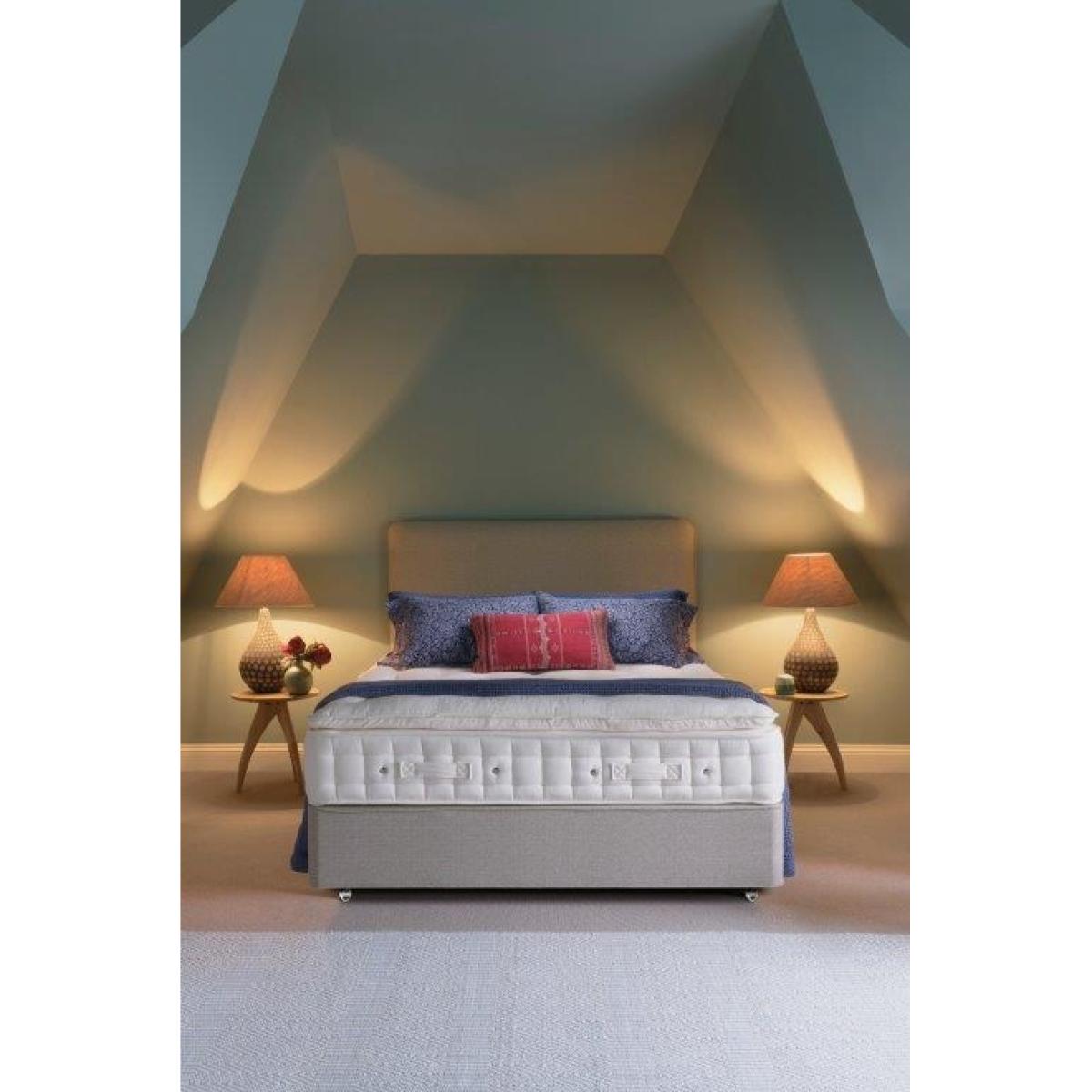 Hypnos Apsley Pillow Top Mattress and Divan Set - 120cm Small Double - No Storage - Open Coil Firm Edge - Premium Fabric – image 2