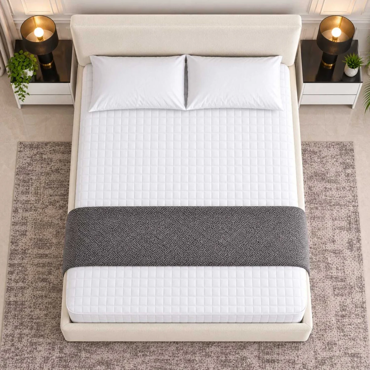 Velmora Upholstered Divan Bed With Storage Drawer With Headboard - Silver / King – image 5