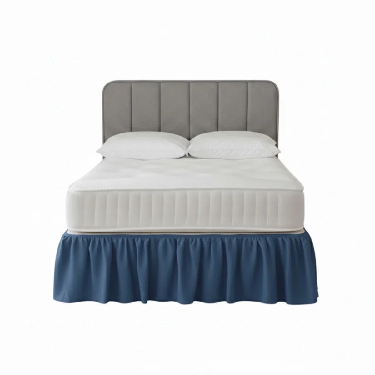 Base Valance Polycotton Sheet for Divan Beds Easy Care Bed Base Cover - Royal Blue / Double – image 19