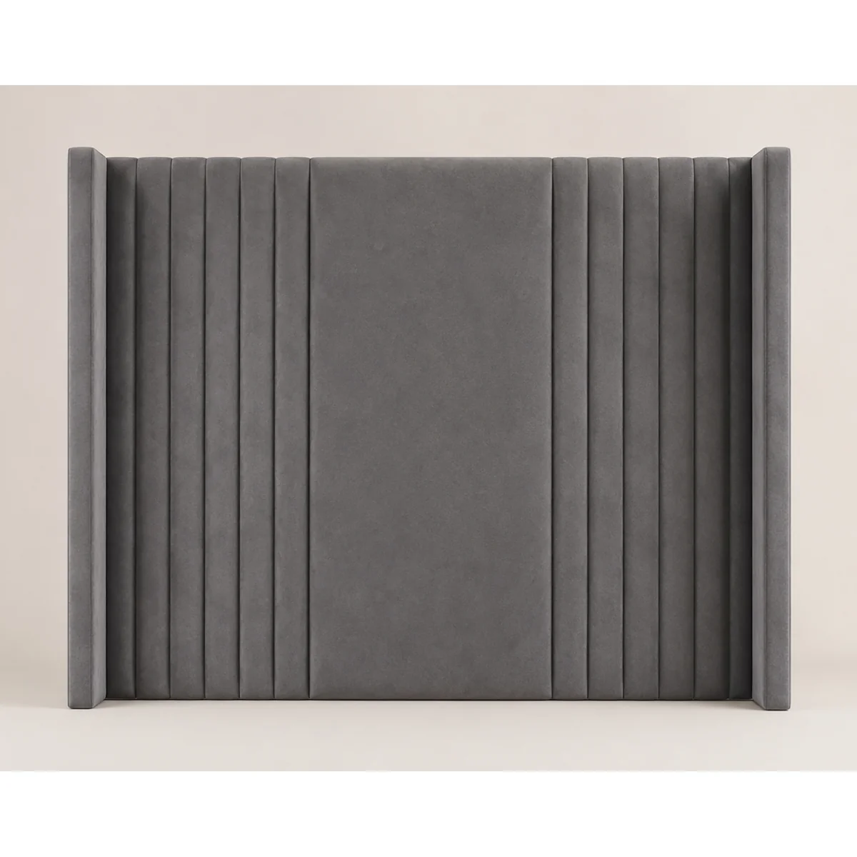 Luxury Divan Bed set with mattress & headboard - Dark Grey / 150cm – image 3
