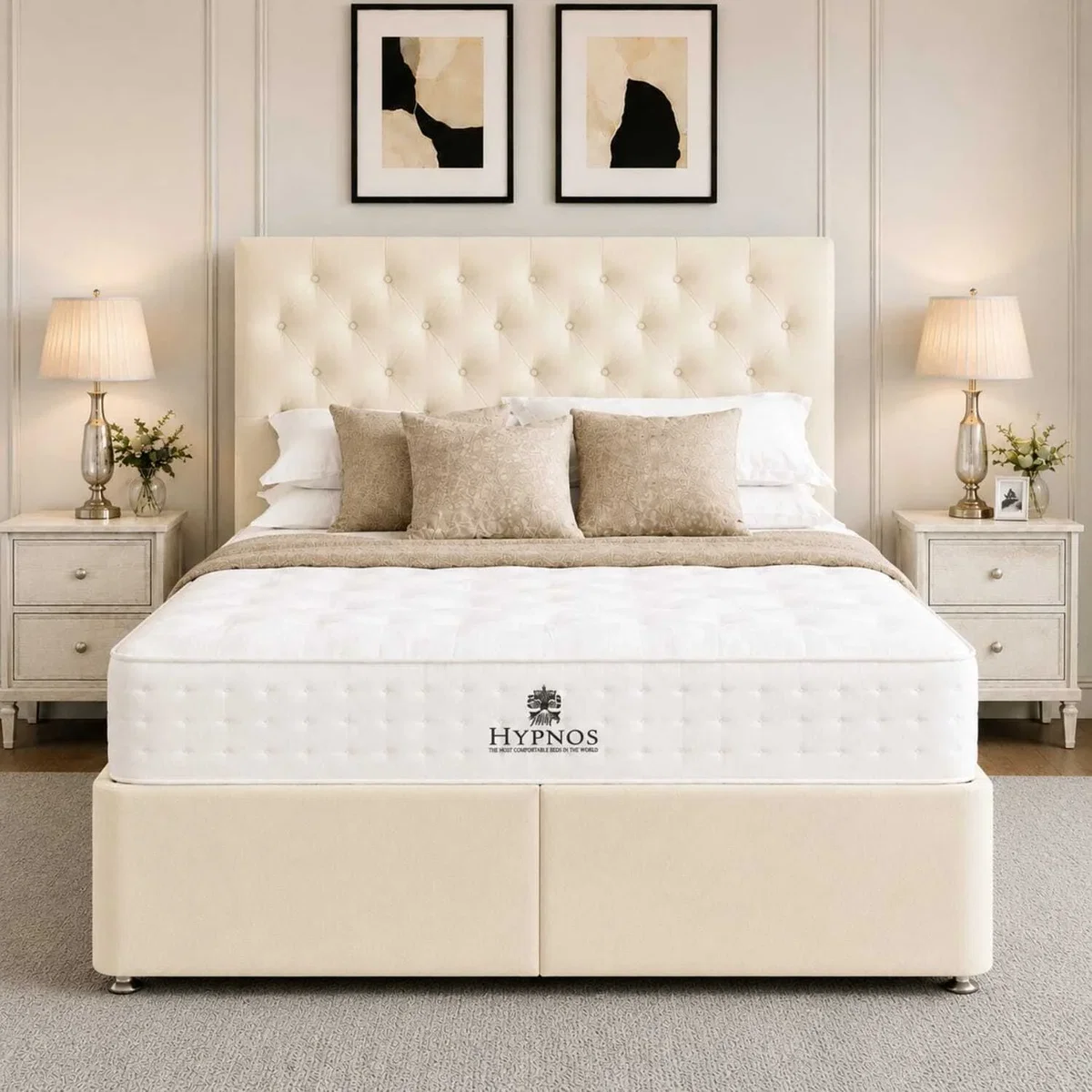 Premium Divan Bed With Headboard And Storage Drawers - Blue / Single – image 3