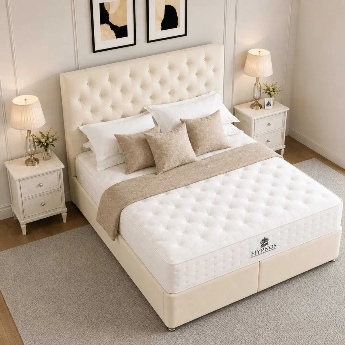 Premium Divan Bed With Headboard And Storage Drawers - Blue / Single – image 5