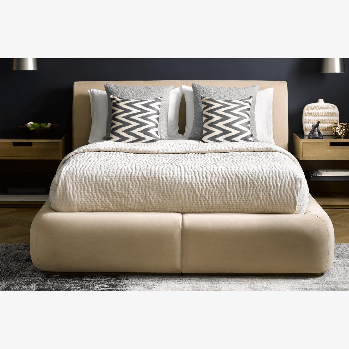 Sunday King Divan Base in Jasmine Silky Jacquard Weave – image 1