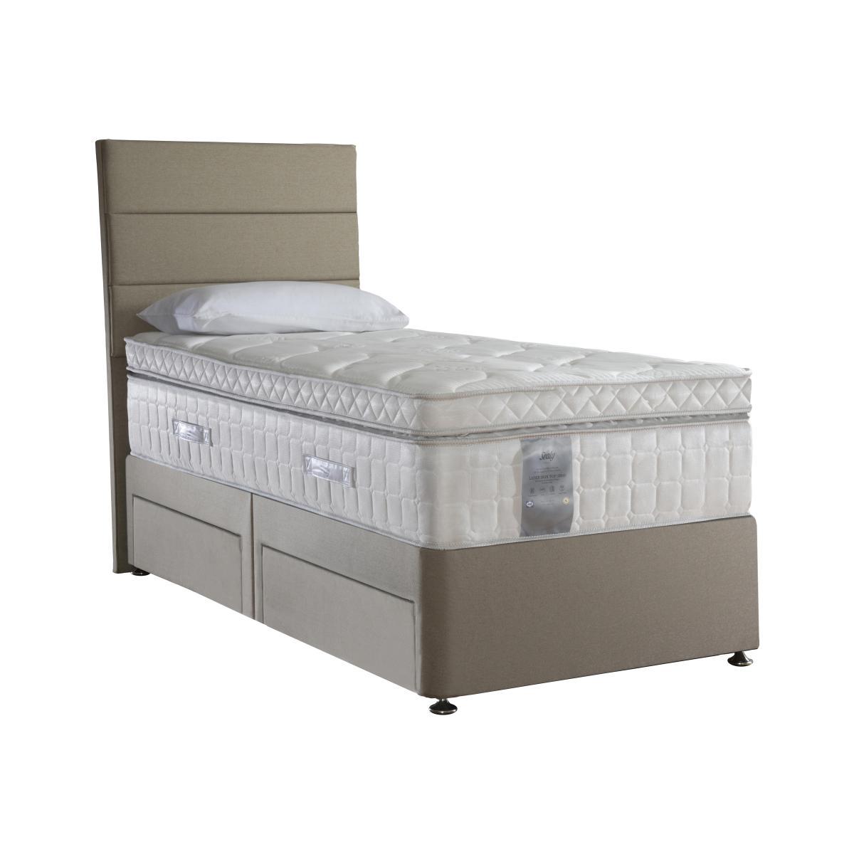 Sealy - Latex Box Top 2800 Divan Set - Single - Beige – image 1