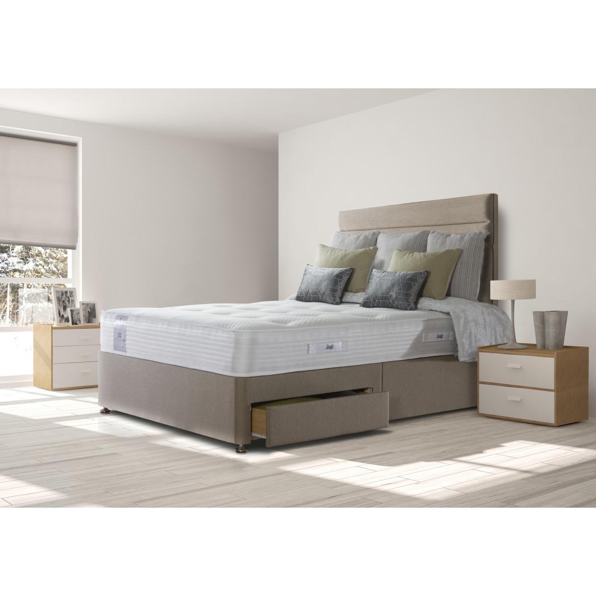 Sealy - Activsleep Memory Pocket 1800 Divan Set - Single - Grey – image 2