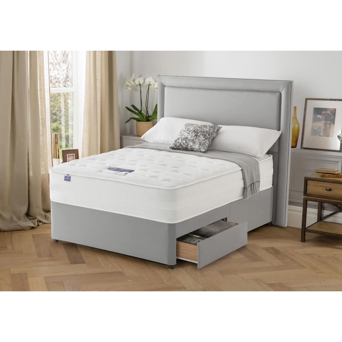 Silentnight - Mirapocket Serenity 2000 Memory Divan Set - Single - Black – image 2