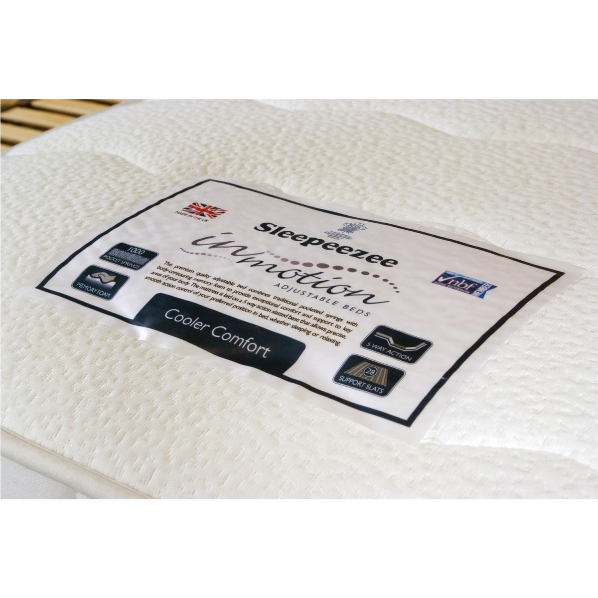 Sleepeezee Cooler Comfort Hybrid Memory Foam and Pocket Sprung Adjustable Mattress - Single – image 2