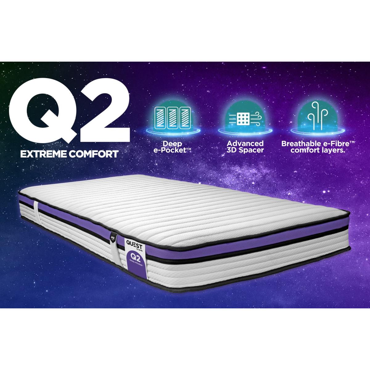 Jay-Be Quest Q2 Eco Deep E-pocket Kids Single Mattress – image 3