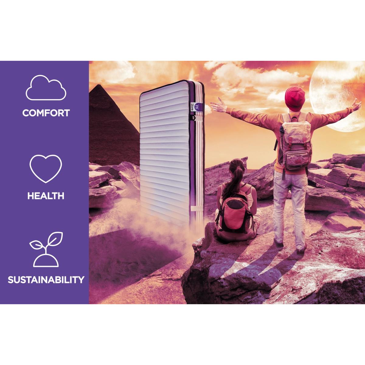 Jay-Be Quest Q2 Eco Deep E-pocket Kids Single Mattress – image 4