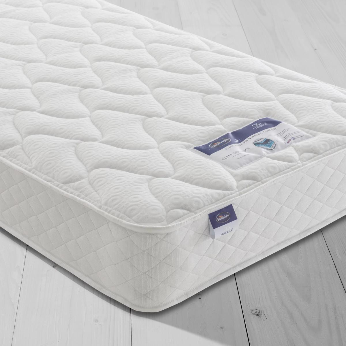 Silentnight Sleep Soundly Miracoil Comfort Mattress, Firm, Single – image 1
