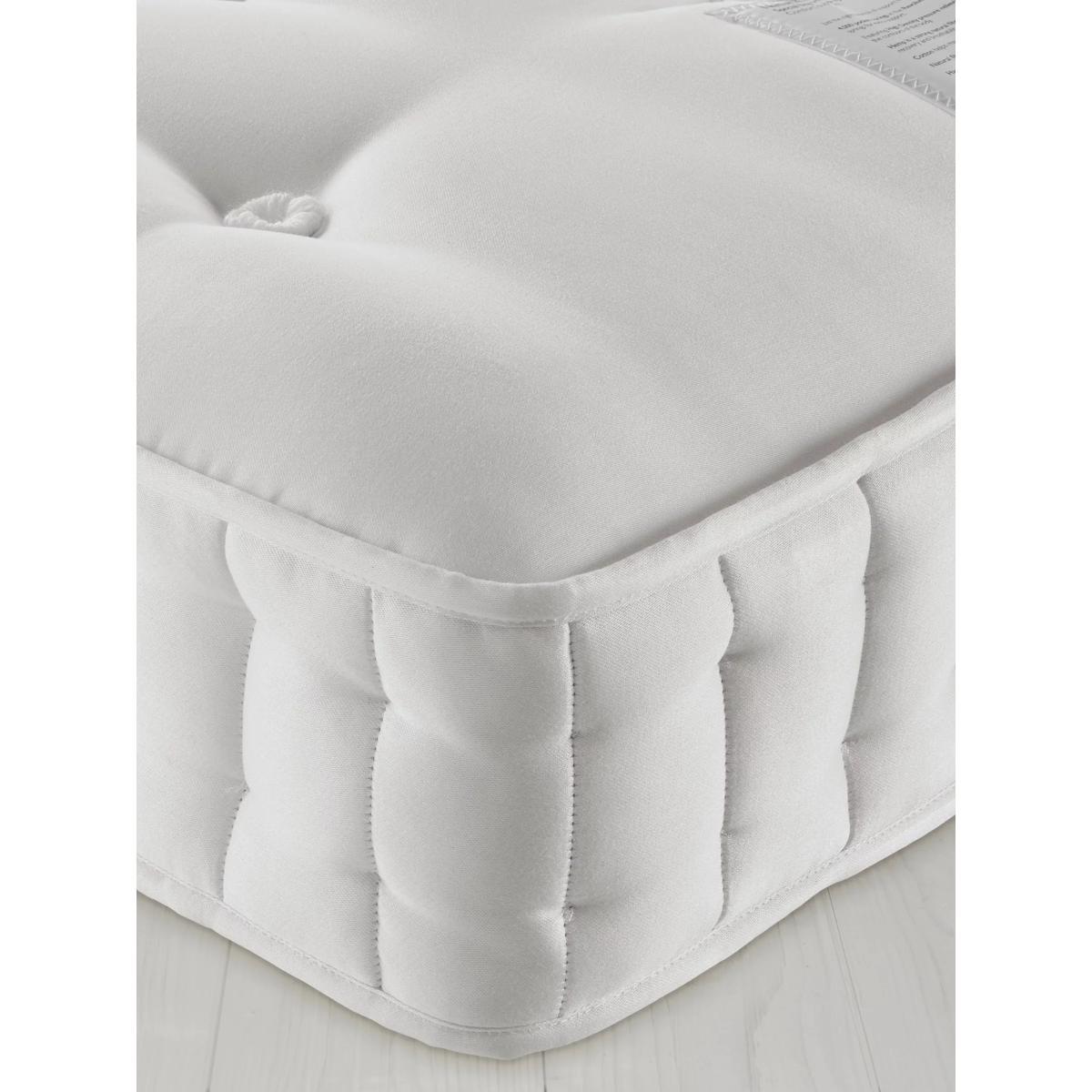 John Lewis & Partners Natural Collection Fleece Wool 8400, Single, Medium Tension Pocket Spring Mattress
